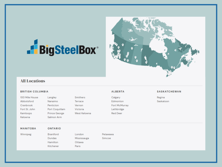 BigSteelBox service locations