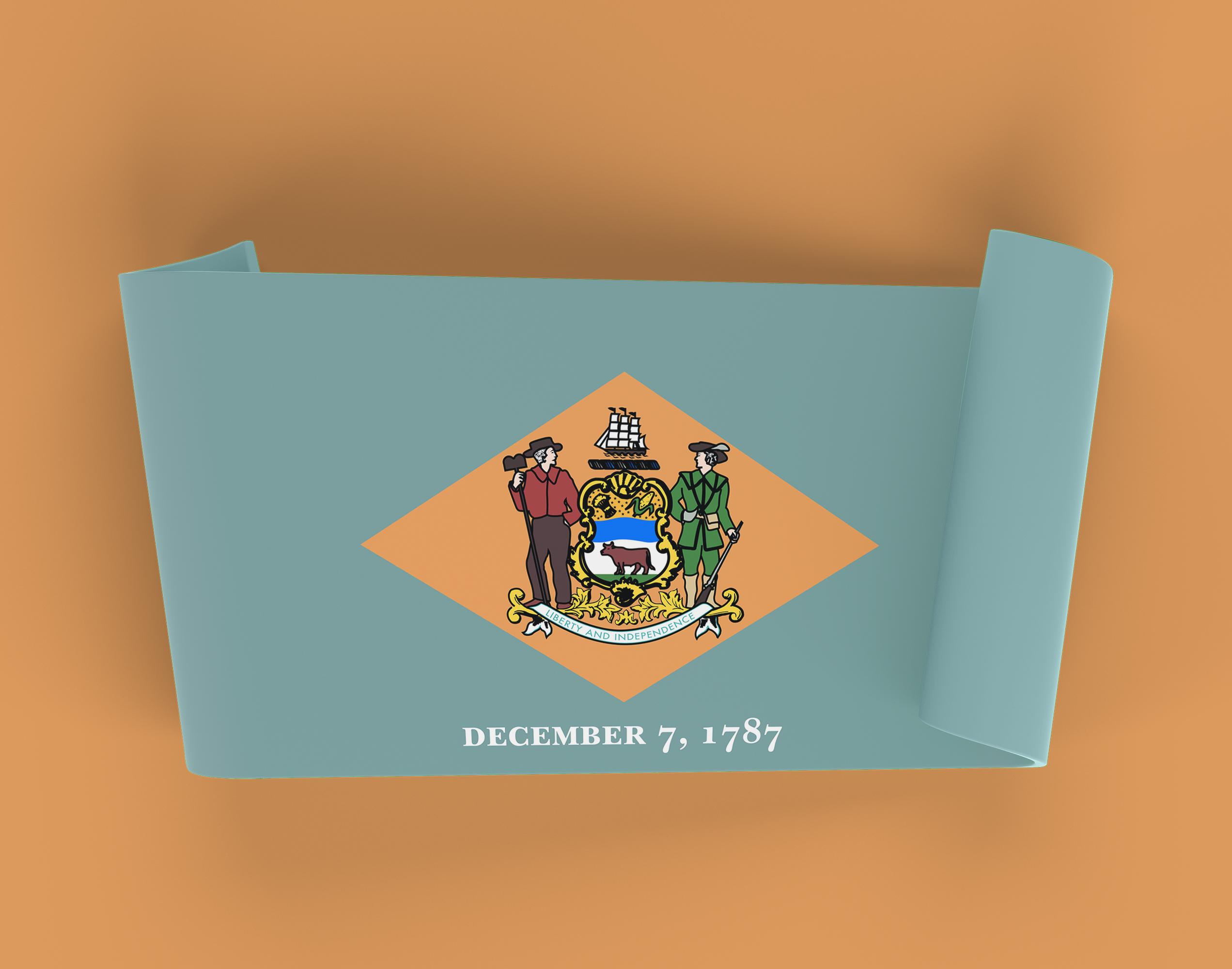flag banner when moving to delaware
