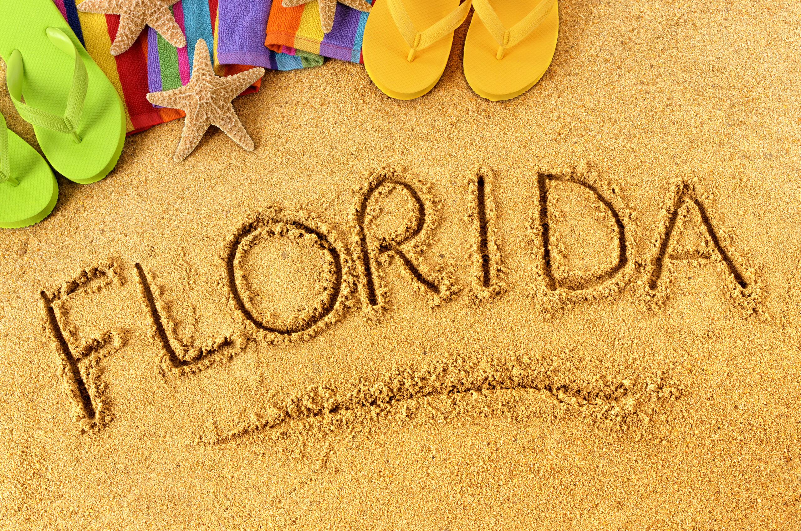 sand when moving to florida
