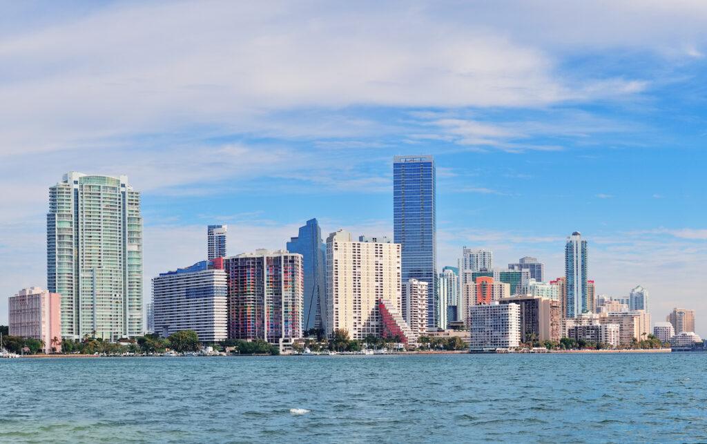 miami skyline when moving from canada to florida