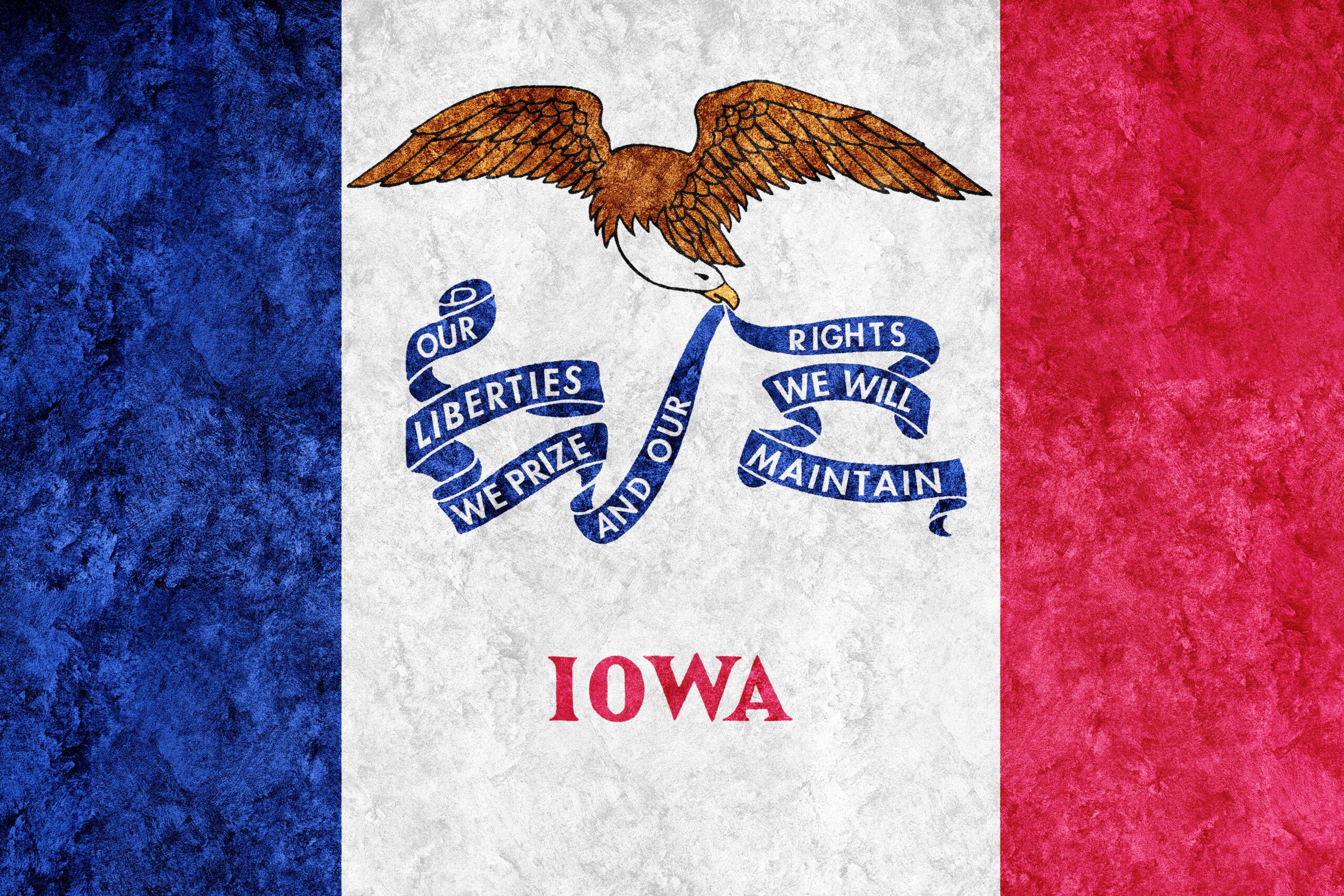 state flag when moving to iowa