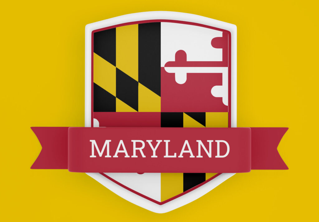 Maryland flag when moving to Maryland