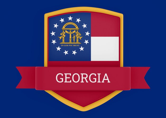 Georgia flag when moving to georgia